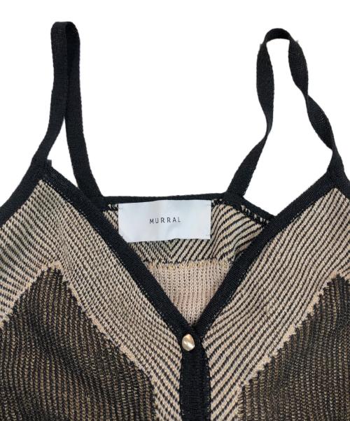 MURRAL（ミューラル）MURRAL (ミューラル) Pigment knit cardigan ベージュ サイズ:SIZE Freeの古着・服飾アイテム