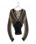 MURRAL（ミューラル）の古着「Pigment knit cardigan」｜ベージュ