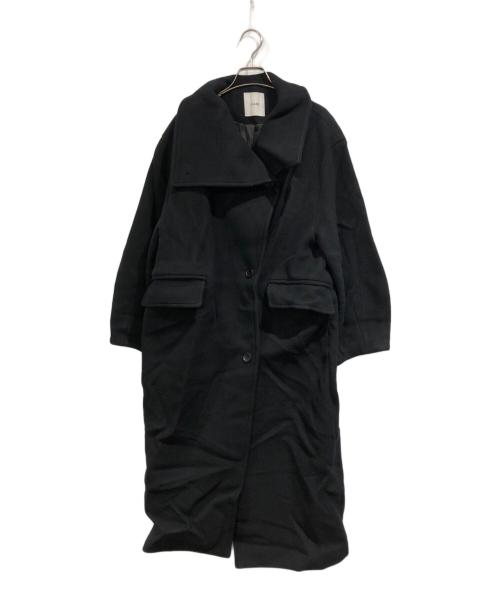 CLANE（クラネ）CLANE (クラネ) UP NECK OVER DOUBLE COAT ブラック サイズ:SIZE 1の古着・服飾アイテム