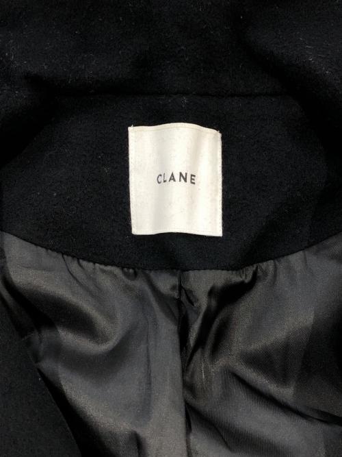 CLANE（クラネ）CLANE (クラネ) UP NECK OVER DOUBLE COAT ブラック サイズ:SIZE 1の古着・服飾アイテム