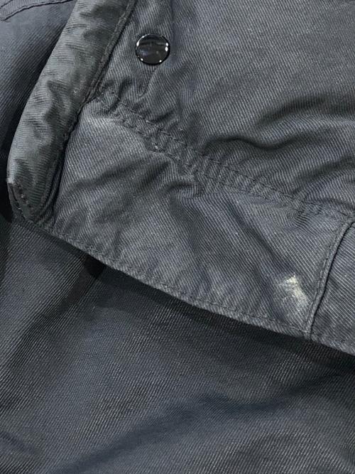 STONE ISLAND（ストーンアイランド）STONE ISLAND (ストーンアイランド) ガーメントダイナイロンツイルフーデッドダウンジャケット ブラック サイズ:SIZE Sの古着・服飾アイテム