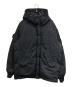 STONE ISLAND（ストーンアイランド）の古着「ガーメントダイナイロンツイルフーデッドダウンジャケット」｜ブラック