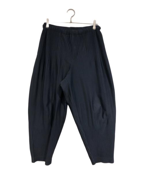 HOMME PLISSE ISSEY MIYAKE（オム プリッセ イッセイ ミヤケ）HOMME PLISSE ISSEY MIYAKE (オム プリッセ イッセイ ミヤケ) プリーツパンツ ネイビー サイズ:SIZE2の古着・服飾アイテム