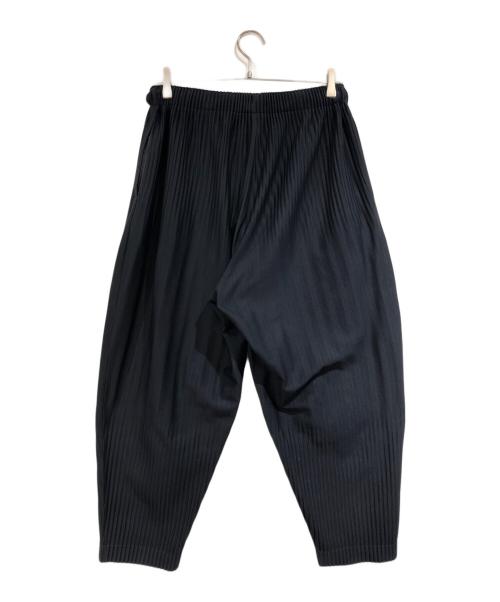 HOMME PLISSE ISSEY MIYAKE（オム プリッセ イッセイ ミヤケ）HOMME PLISSE ISSEY MIYAKE (オム プリッセ イッセイ ミヤケ) プリーツパンツ ネイビー サイズ:SIZE2の古着・服飾アイテム