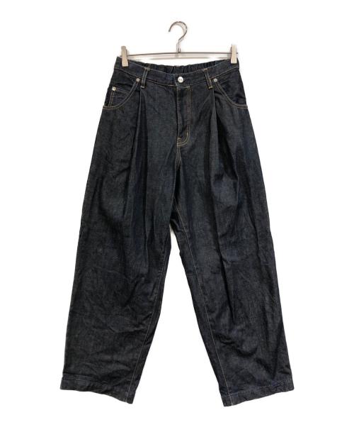 NEON SIGN（ネオンサイン）NEON SIGN (ネオンサイン) ワイドデニムスラックス インディゴ サイズ:SIZE 44の古着・服飾アイテム