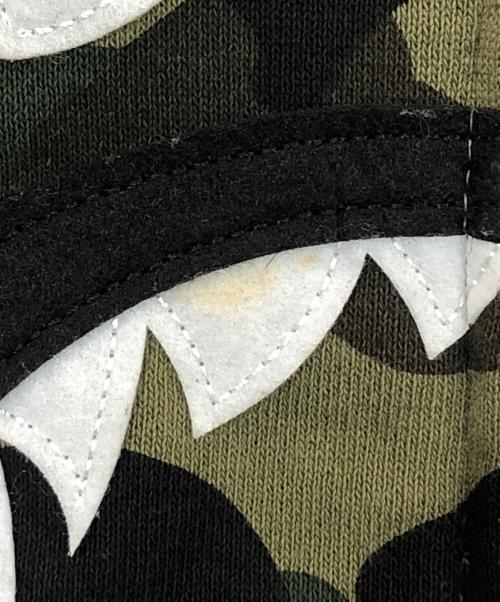 A BATHING APE（アベイシングエイプ）A BATHING APE (アベイシングエイプ) シャークジップパーカー グレー サイズ:SIZE Lの古着・服飾アイテム