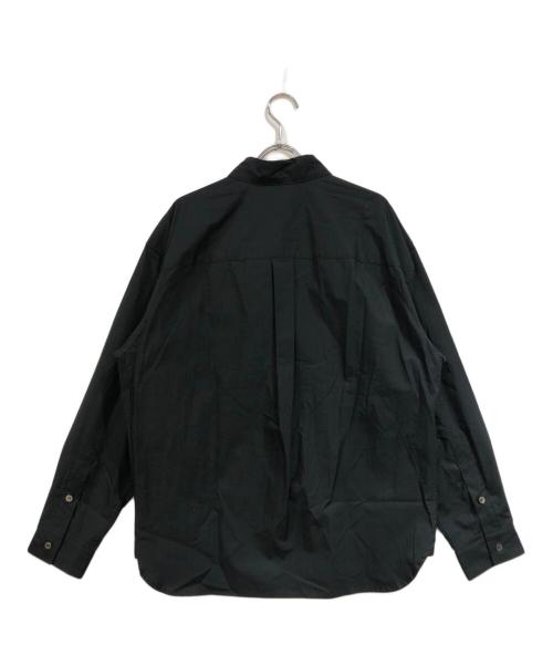HERALBONY（ヘラルボニー）HERALBONY (ヘラルボニー) レギュラーカラーシャツ「marina-moji003」 ブラック サイズ:SIZE Mの古着・服飾アイテム