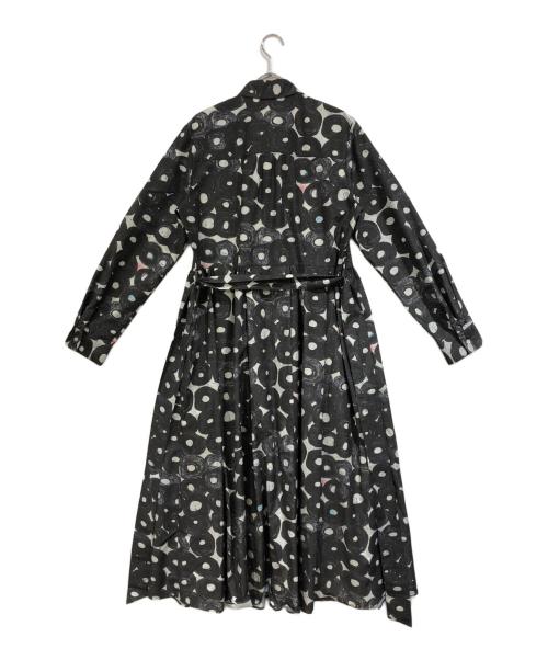 HERALBONY（ヘラルボニー）HERALBONY (ヘラルボニー) フレアスカートワンピース「（無題）（丸）」 ブルー サイズ:SIZE Lの古着・服飾アイテム