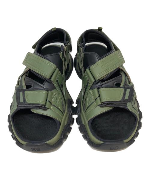 BALENCIAGA（バレンシアガ）BALENCIAGA (バレンシアガ) TRACK SANDAL グリーン サイズ:SIZE 27.5cmの古着・服飾アイテム
