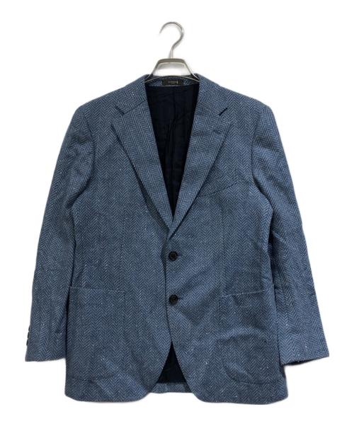 MACKINTOSH LONDON（マッキントッシュ ロンドン）MACKINTOSH LONDON (マッキントッシュ ロンドン) ウォッシャブルウールブレンドジャケット ネイビー サイズ:SIZE AB4の古着・服飾アイテム