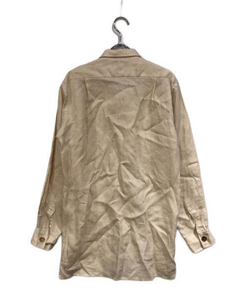 DRAKE'S（ドレイクス）DRAKE'S (ドレイクス) リネンシャツジャケット ホワイト サイズ:SIZE Mの古着・服飾アイテム