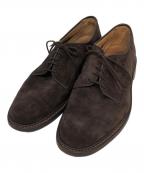 Tricker'sトリッカーズ）の古着「スエードプレーントゥシューズ」｜ブラウン
