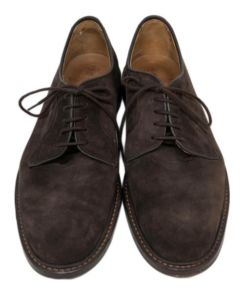 Tricker's（トリッカーズ）Tricker's (トリッカーズ) スエードプレーントゥシューズ ブラウン サイズ:SIZE 8.5の古着・服飾アイテム