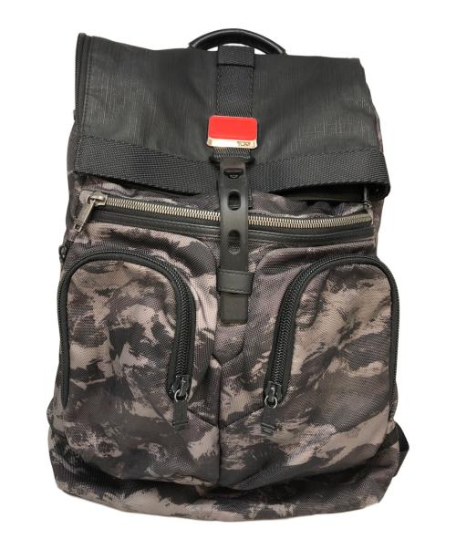 TUMI（トゥミ）TUMI (トゥミ) ロールトップ バックパック グレー×ブラックの古着・服飾アイテム
