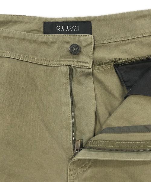 GUCCI（グッチ）GUCCI (グッチ) ミリタリーパンツ オリーブ サイズ:SIZE 52の古着・服飾アイテム