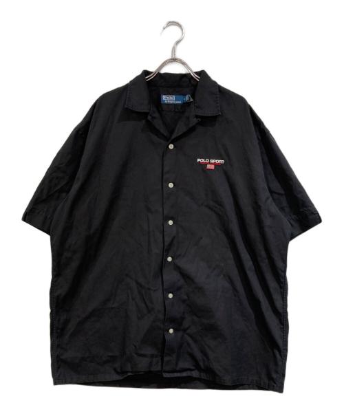 POLO RALPH LAUREN（ポロ・ラルフローレン）POLO RALPH LAUREN (ポロ・ラルフローレン) オープンカラーシャツ ネイビー サイズ:SIZE Mの古着・服飾アイテム