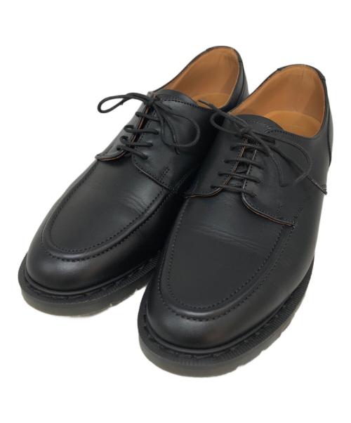 SOLOVAIR（ソロヴェアー）SOLOVAIR (ソロヴェアー) DAN (ダン) 別注Uチップシューズ ブラック サイズ:SIZE 7 1/2の古着・服飾アイテム