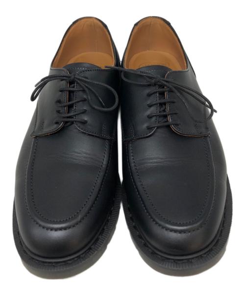 SOLOVAIR（ソロヴェアー）SOLOVAIR (ソロヴェアー) DAN (ダン) 別注Uチップシューズ ブラック サイズ:SIZE 7 1/2の古着・服飾アイテム