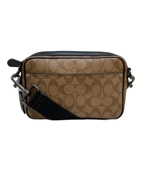 COACH（コーチ）COACH (コーチ) シグネチャーショルダーバッグ ブラウンの古着・服飾アイテム