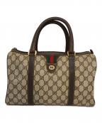 GUCCIグッチ）の古着「シェリーラインミニボストンバッグ」｜ベージュ