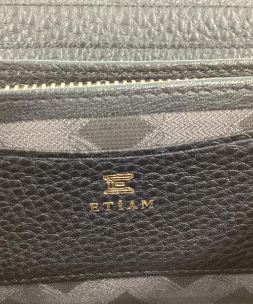 ETiAM（エティアム）ETiAM (エティアム) 長財布 ブラックの古着・服飾アイテム