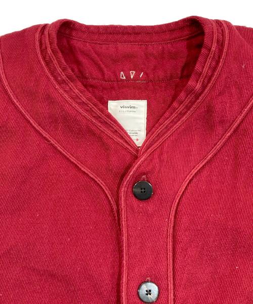 VISVIM（ビズビム）VISVIM (ビズビム) DUGOUT SHIRT PARK RANGER L/S レッド サイズ:SIZE 2の古着・服飾アイテム