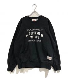 WTAPS×SUPREME（ダブルタップス×シュプリーム）の古着「Crewneck」｜ブラック