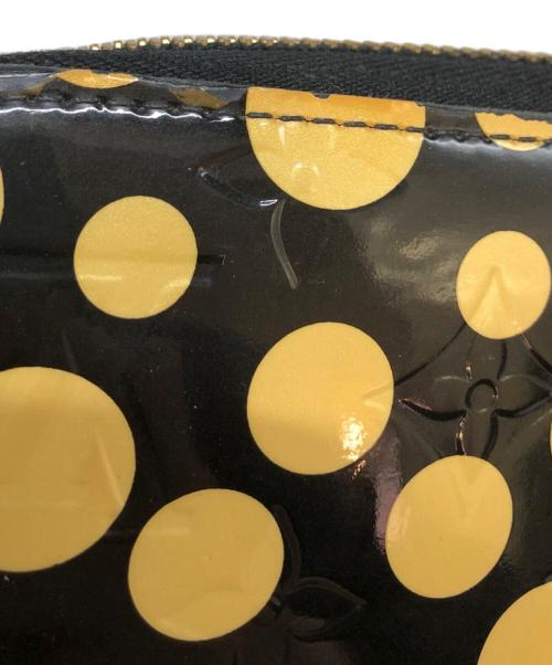 LOUIS VUITTON（ルイ ヴィトン）LOUIS VUITTON (ルイ ヴィトン) 草間彌生 (クサマヤヨイ) ヴェルニドットインフィニティ ジッピーウォレット ブラックの古着・服飾アイテム