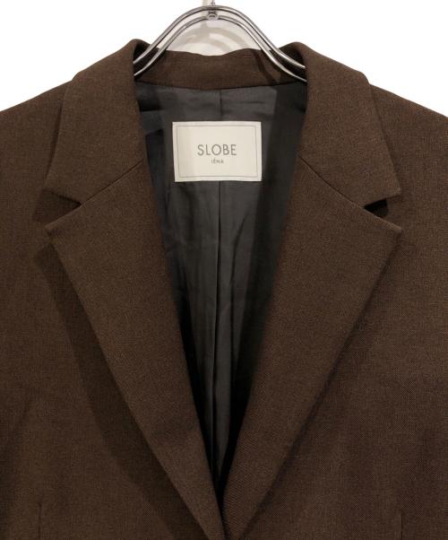 SLOBE IENA（スローブ イエナ）SLOBE IENA (スローブ イエナ) PE SHARK ビッグジャケット ブラウン サイズ:不明の古着・服飾アイテム