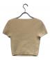 ALEXANDER WANG (アレキサンダー・ワン) Vネックカットアウトニットトップ アイボリー サイズ:SIZE S：10000円