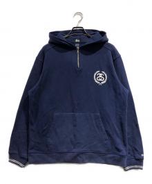 stussy（ステューシー）の古着「ハーフジップパーカー」｜ネイビー