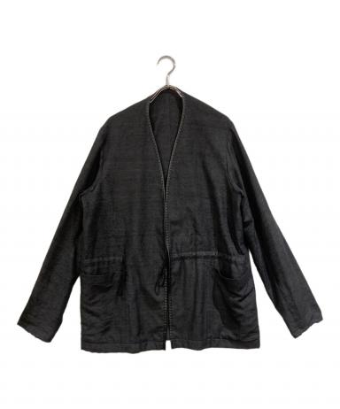 中古・古着通販】DEVOA (デヴォア) シルクノーカラージャケット