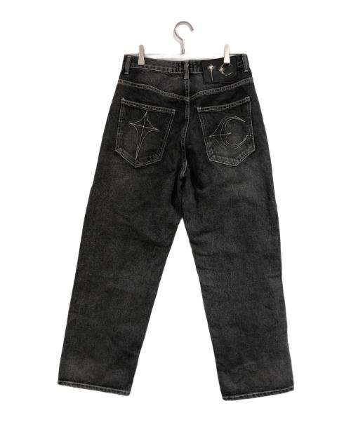 THUG CLUB（サグ クラブ）THUG CLUB (サグ クラブ) TRIVAL TREE DENIM PANTS ブラック サイズ:SIZE 1の古着・服飾アイテム