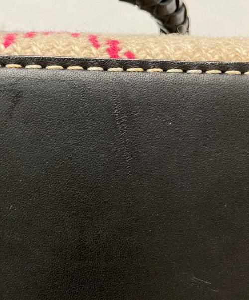 BURBERRY（バーバリー）BURBERRY (バーバリー) ハンドバッグ ノバチェック 編み込みハンドル ブラウンの古着・服飾アイテム