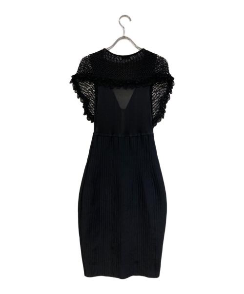 CHANEL（シャネル）CHANEL (シャネル) ノースリーブレースワンピース ブラック サイズ:ＳＩＺＥ36の古着・服飾アイテム