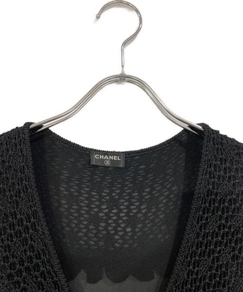 CHANEL（シャネル）CHANEL (シャネル) ノースリーブレースワンピース ブラック サイズ:ＳＩＺＥ36の古着・服飾アイテム