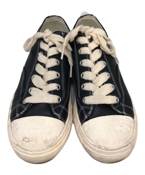 MIHARA YASUHIRO（ミハラヤスヒロ）MIHARA YASUHIRO (ミハラヤスヒロ) PAST Sole 6-Hole Leather Low-top Sneaker ブラック サイズ:SIZE 40の古着・服飾アイテム
