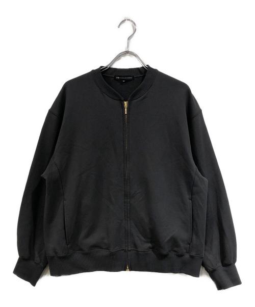 23区（ニジュウサンク）23区 (ニジュウサンク) クリアコットンテリー ダブルジップ ブルゾン グレー サイズ:SIZE 38の古着・服飾アイテム