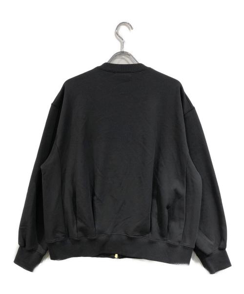 23区（ニジュウサンク）23区 (ニジュウサンク) クリアコットンテリー ダブルジップ ブルゾン グレー サイズ:SIZE 38の古着・服飾アイテム