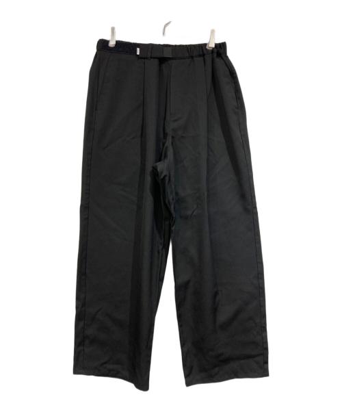 Graphpaper（グラフペーパー）Graphpaper (グラフペーパー) SCALE OFF WOOL WIDE CHEF PANTS ブラック サイズ:SIZE Freeの古着・服飾アイテム