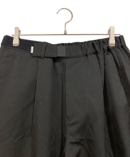 Graphpaper（グラフペーパー）Graphpaper (グラフペーパー) SCALE OFF WOOL WIDE CHEF PANTS ブラック サイズ:SIZE Freeの古着・服飾アイテム