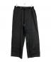 Graphpaper（グラフペーパー）の古着「SCALE OFF WOOL WIDE CHEF PANTS」｜ブラック