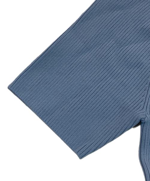 HERALBONY（ヘラルボニー）HERALBONY (ヘラルボニー) ニットコンビワンピース「壁」 ブルー サイズ:SIZE Freeの古着・服飾アイテム