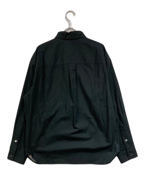 HERALBONY（ヘラルボニー）HERALBONY (ヘラルボニー) レギュラーカラーシャツ「marina-moji003」 ブラック サイズ:SIZE Mの古着・服飾アイテム