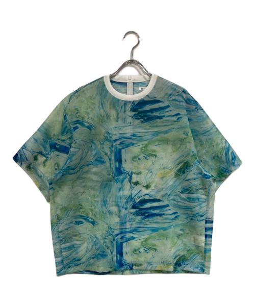 HERALBONY（ヘラルボニー）HERALBONY (ヘラルボニー) シアーラッセルTシャツ「ノースウエスト航空」 ブルー サイズ:SIZE Freeの古着・服飾アイテム