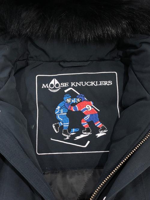 MOOSE KNUCKLERS（ムースナックルズ）MOOSE KNUCKLERS (ムースナックルズ) ダウンジャケット ネイビー サイズ:SIZE Lの古着・服飾アイテム