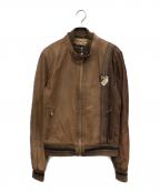 DOLCE & GABBANAドルチェ＆ガッバーナ）の古着「レザージャケット」｜ブラウン