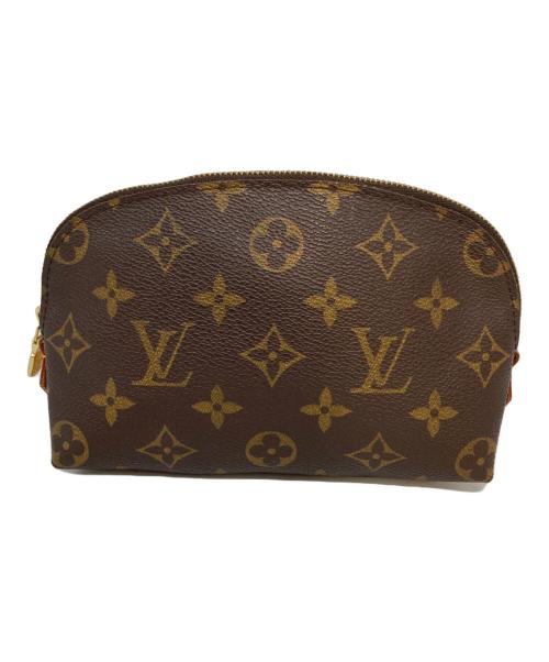 LOUIS VUITTON（ルイ ヴィトン）LOUIS VUITTON (ルイ ヴィトン) コスメポーチ ブラウンの古着・服飾アイテム