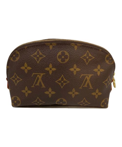 LOUIS VUITTON（ルイ ヴィトン）LOUIS VUITTON (ルイ ヴィトン) コスメポーチ ブラウンの古着・服飾アイテム