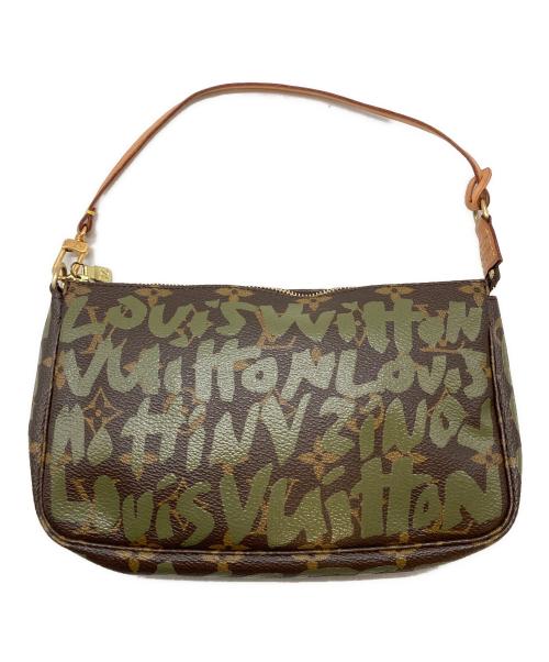LOUIS VUITTON（ルイ ヴィトン）LOUIS VUITTON (ルイ ヴィトン) グラフィティ ポシェット アクセソワール ブラウンの古着・服飾アイテム